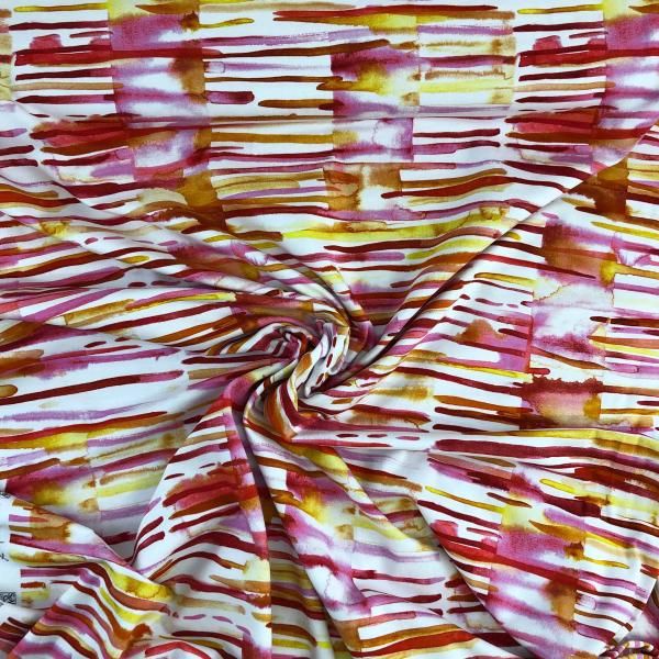 Baumwoll-Jersey Pink Stripes